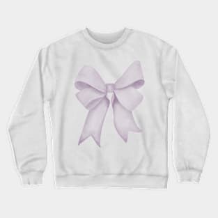 Vintage Lavendar Bow Crewneck Sweatshirt